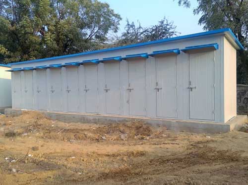 Prefabricated toilets